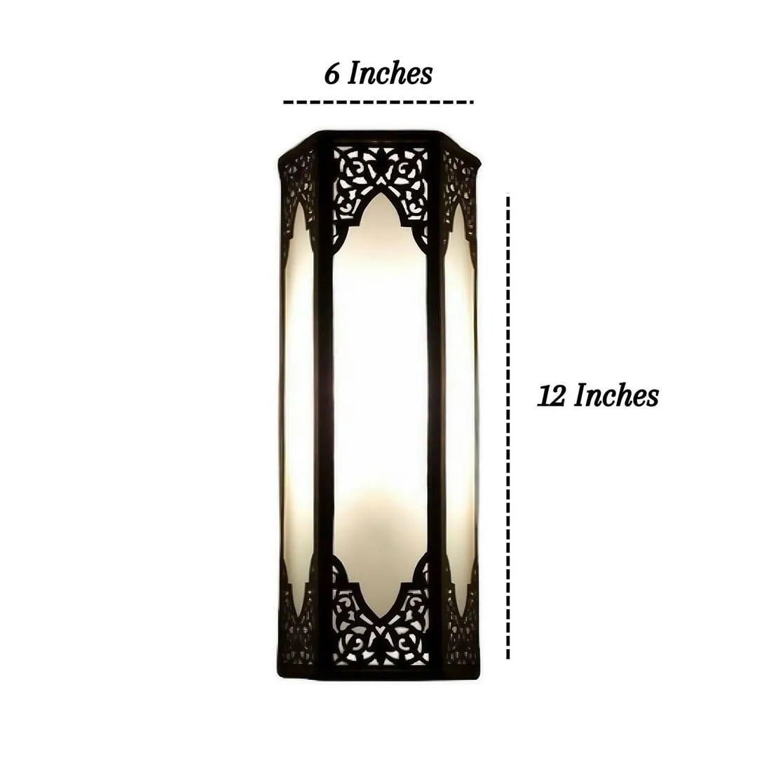 Stunning Wall Hanging Light with Intricate Cut-Out Design