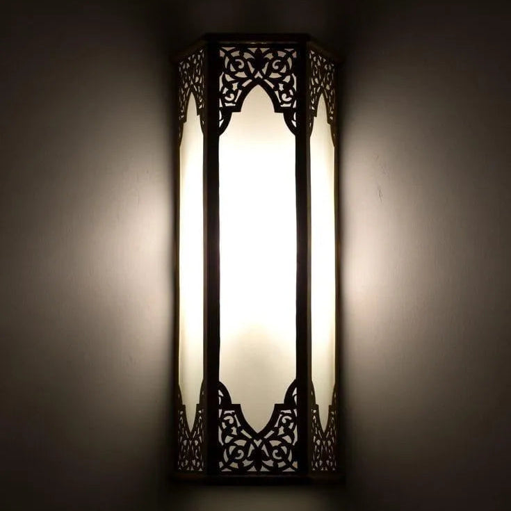 Stunning Wall Hanging Light with Intricate Cut-Out Design