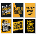 Set of 6 Premium Wall Art Photo Tiles – Modern Home Decor Sets